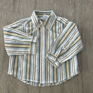 Lullaby club Baby boy Striped Button-Up Shirt